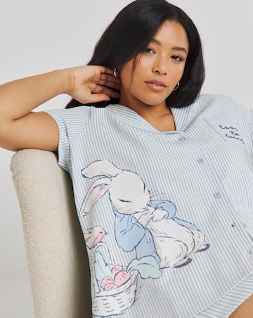 Peter Rabbit Button Through Pyjama Shortie Set