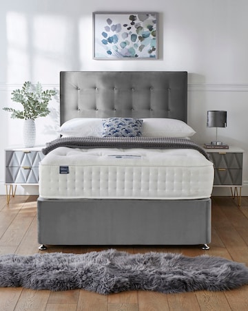 Silentnight 4000 Pocket Memory Divan Set with 2 Drawers & Headboard