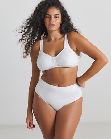 Pretty Secrets (2 Pack) New Sarah Cotton Full Fit Knickers White/Black