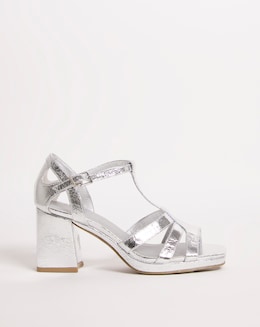 Joanna Hope T Bar Platform Sandal E Fit