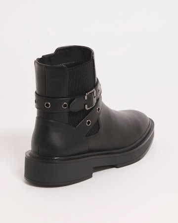 Tess Crossover Strap Ankle Boots Wide E Fit