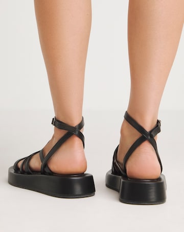 Phoebe Strappy Flatform Sandals Wide E Fit Simply Comfort