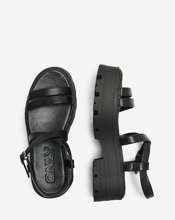 Only Mercery Chunky Sandals with Adjustable Buckle Standard Fit