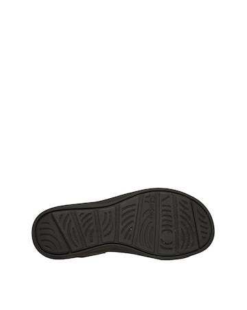 Skechers Arya Glitter Knit Sling Back Black Sandals - Standard Fit (D)