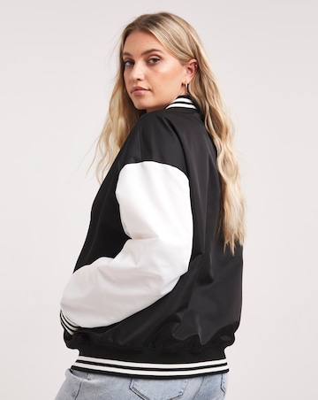Black and White Varsity Jacket