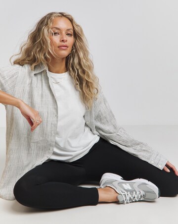 Black Jersey High Waisted Legging | Simply Be