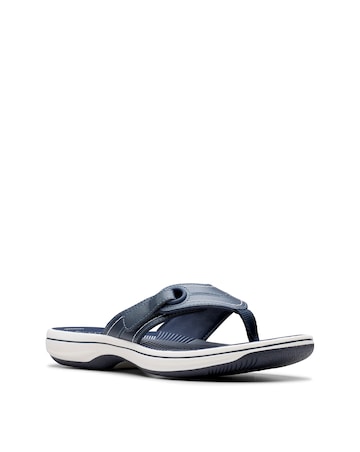 Clarks Navy Cloudsteppers Brinkley Reyna Sandals - Standard Fit (D)