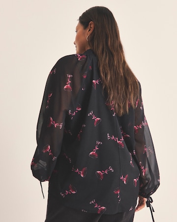 Georgette Pussy Bow Blouse