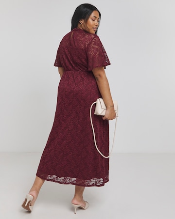 Joanna Hope Lace Midi Dress