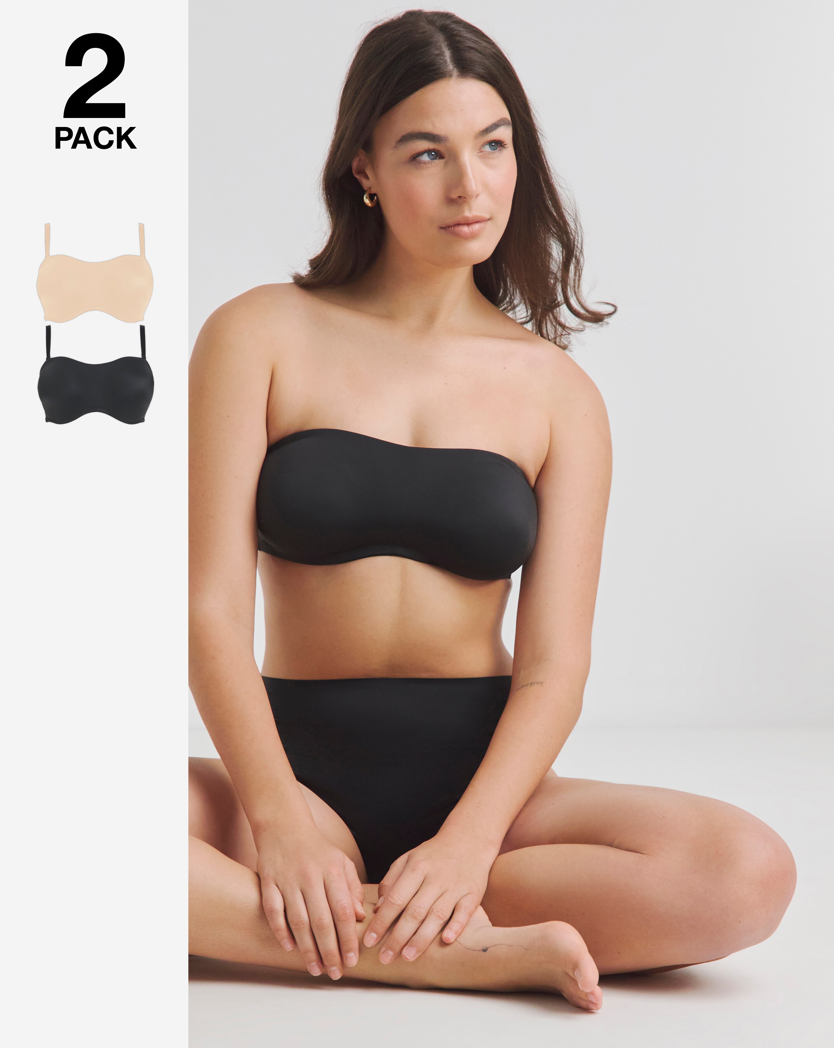 MAGISCULPT (2 Pack) Moulded Ways To Wear Multiway Bras (B-F)