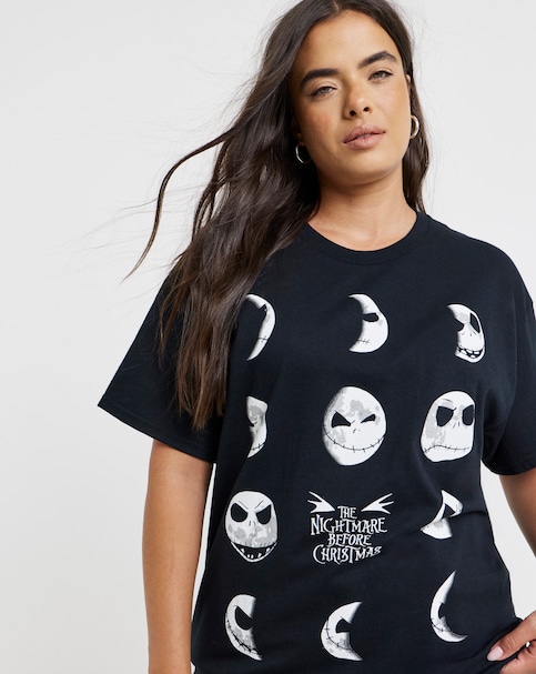 Black Nightmare Before Christmas License T-Shirt