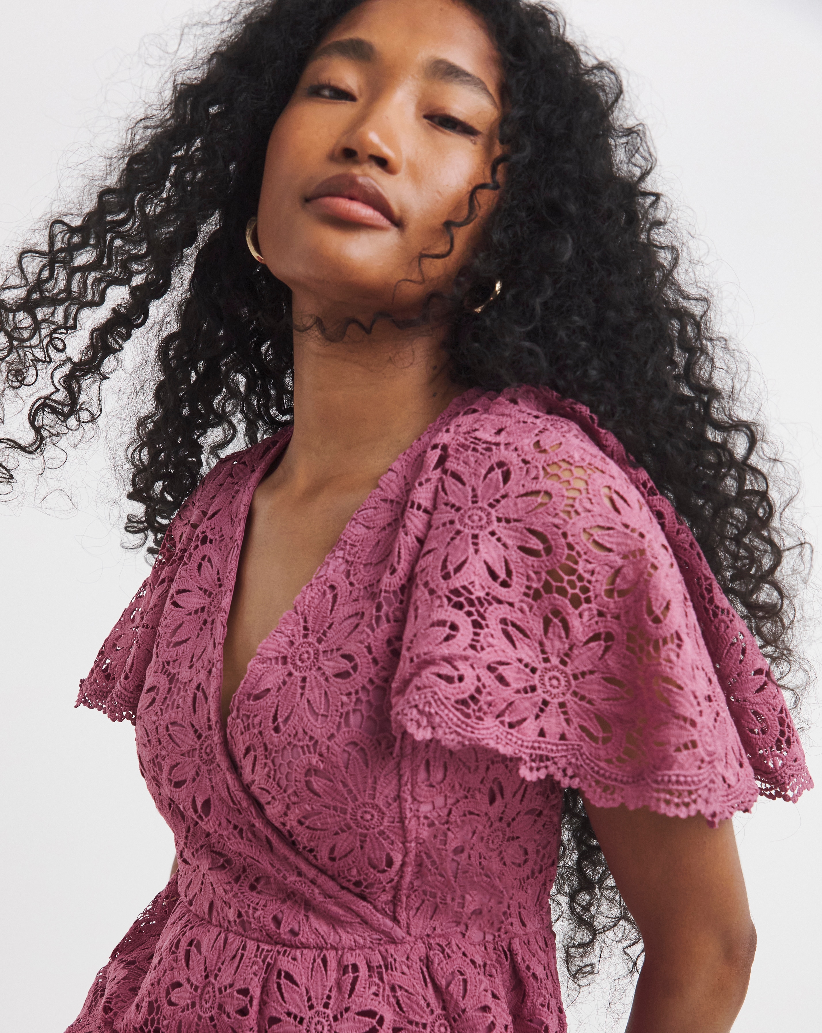 Plus Size Robe Maya Deluxe Rose Maya Deluxe AZBR1803-MM-FRSTDPINK