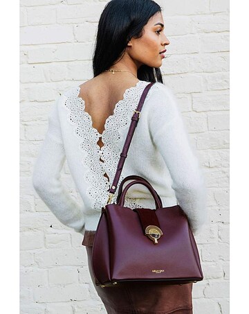 Luella Grey Octavia Plum Work Tote