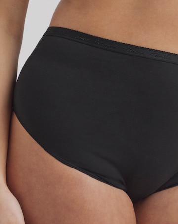 Playtex 2Pack Cotton Midi Knickers Black