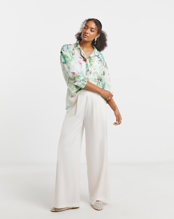 Joanna Hope Printed Chiffon Shirt