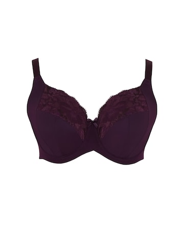 Sculptresse Amara Full Cup Plum Wired Bra