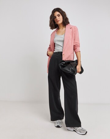 Dusty Pink Relaxed Lightweight Blazer