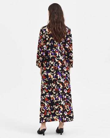 Selected Femme Printed Maxi Shirt Dress