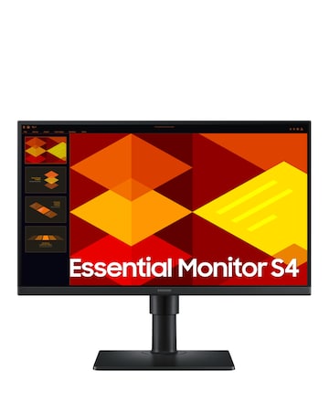 Samsung 22in Essentials S40GD 100Hz FHD Height Adjust Monitor - Black