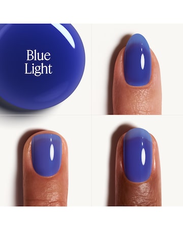 Essie Glass Nails, Blue Light, Soft Blue Nail Polish, Sheer Finish, 13.5ml