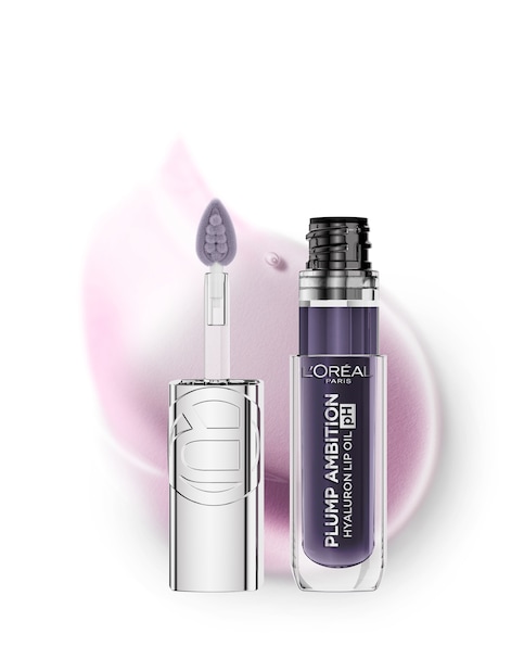 LOreal Paris Plumping Lip Oil With Hyaluronic Acid and Tripeptide 116 Berry Noir