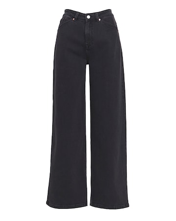 Simply Be 99 1 Black Comfort Stretch Slouchy Wide Leg Jeans