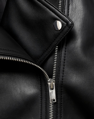 Mango Liz Faux Leather Biker Jacket