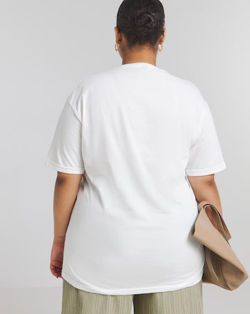 Simply Be White Sweet Strawberry T-Shirt