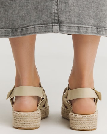 Honor Fisherman Espadrille Sandals Extra Wide EEE Fit