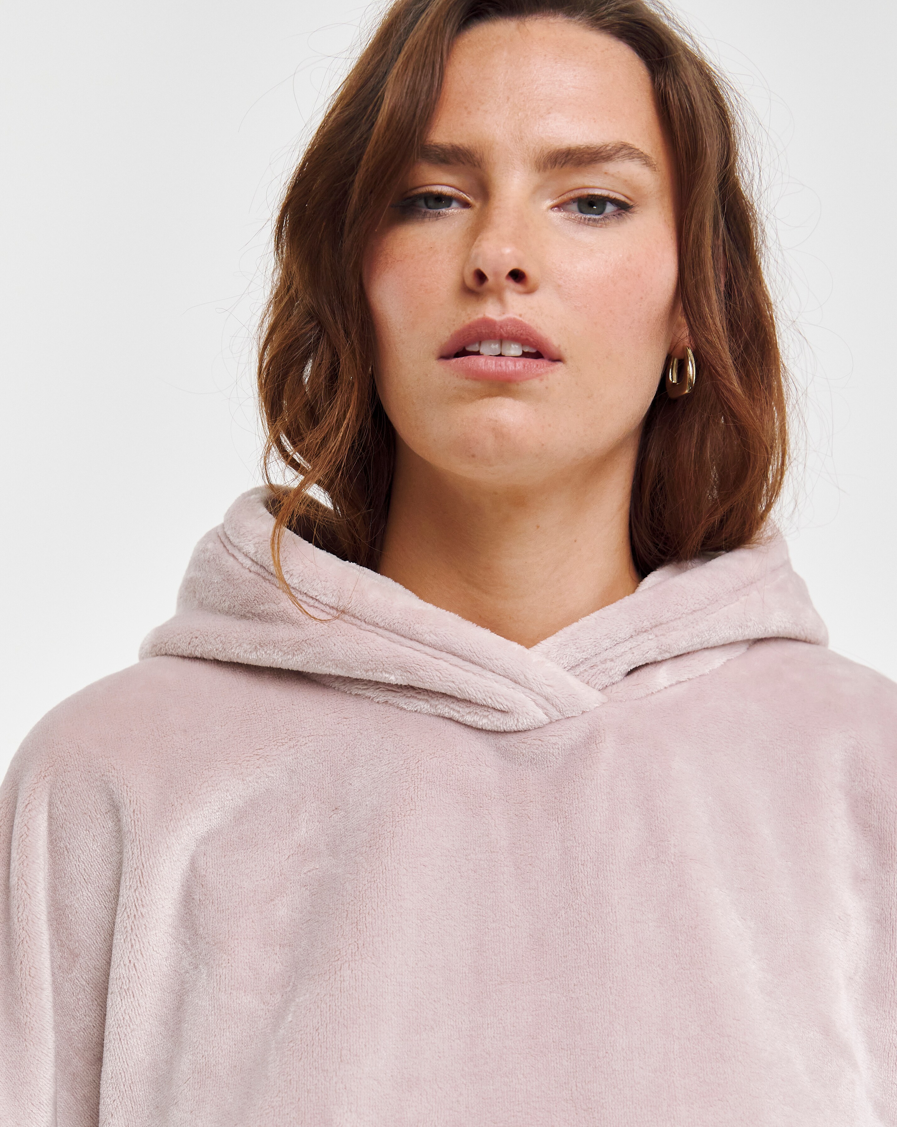 Pretty Secrets Bell Sleeve Fleece Lined Lounge Hoodie Simply Be