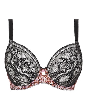 Freya Infinity Fields Plunge Wired Bra Black