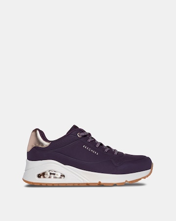 Skechers Uno Lace Up Fashion Trainer Standard Fit