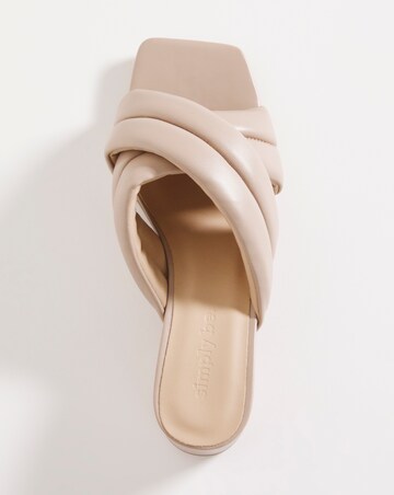 Delly Soft Volume Low Mule Sandals Wide Fit Simply Comfort