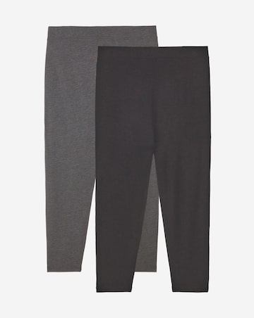 Simply Be 2 Pack Cropped Jersey Legging