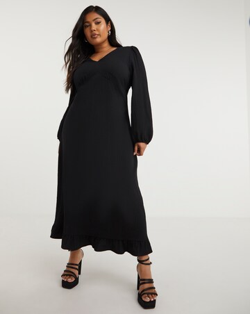Nobody's Child Delilah V Neck Midi Dress
