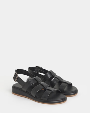 Estrella Leather Tubular Fisherman Sandals - Extra Wide Fit (EEE)