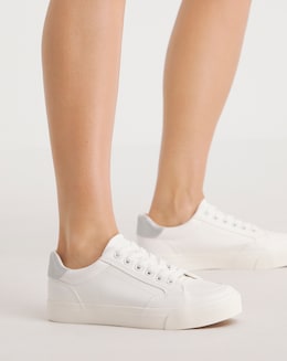 Millie Classic Lace Up Trainers - Extra Wide Fit (EEE)