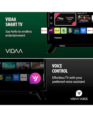 Toshiba 24WV2553DB 24in HD TV with Freely