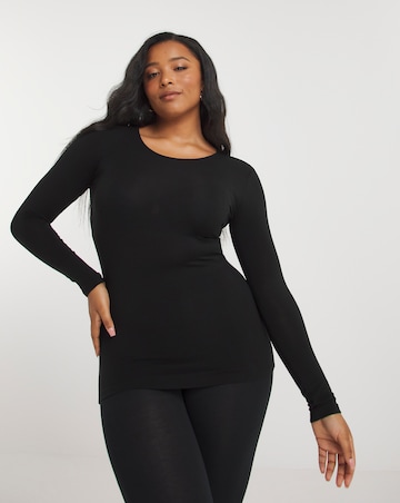 Sloggi Ever Cosy Thermal Long Sleeve Top Black