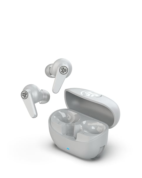 JLab Go Pods ANC True Wireless Earbuds - White