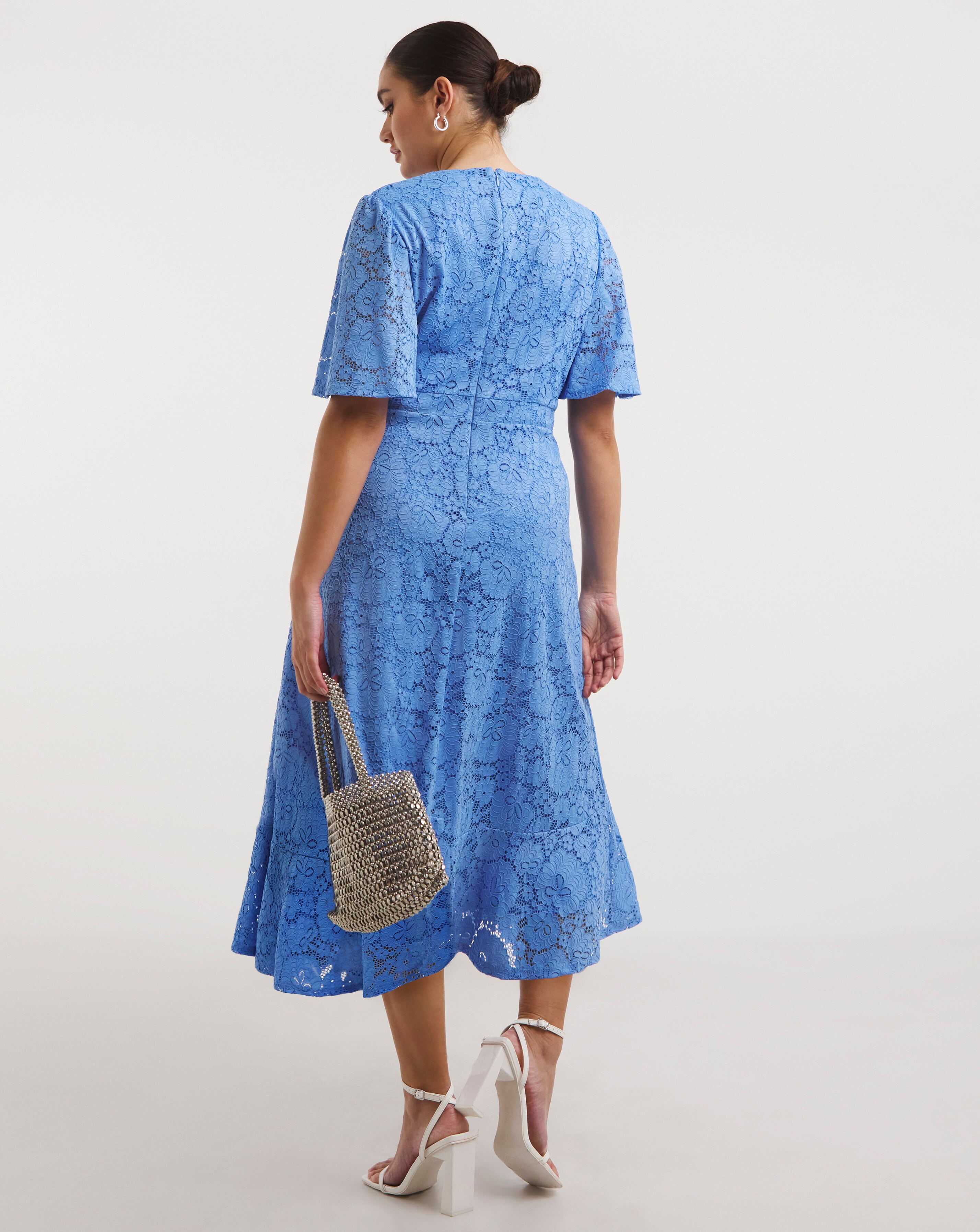 Joanna hope blue lace dress online