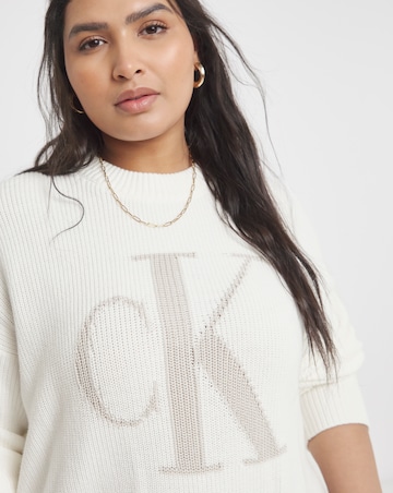 Calvin Klein Jeans Intarsia High Neck Sweater