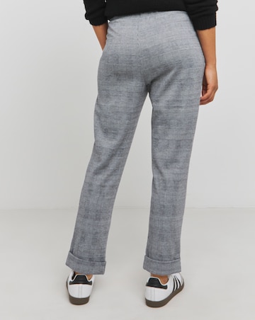 Check Tapered Trousers