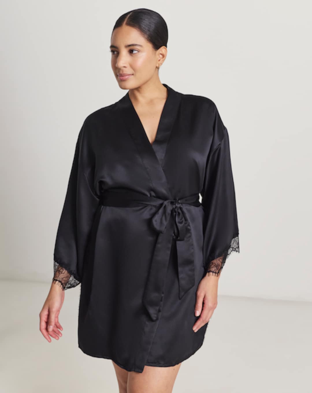 Women's Black Dressing Gowns, Robes & Wraps | Simply Be