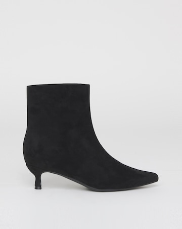 Mambo Kitten Heel Ankle Boots - Wide Fit (E)