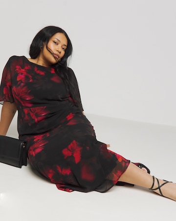 Joanna Hope Crinkle Column Dress