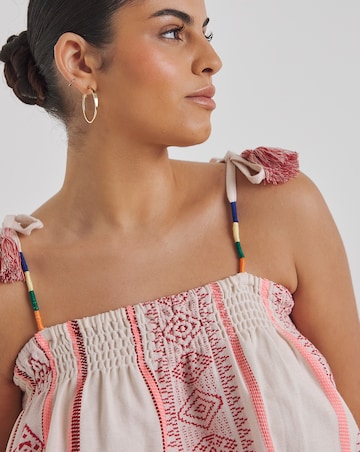 Beach to Beach Stripe Beach Top and Shorts Co-ord