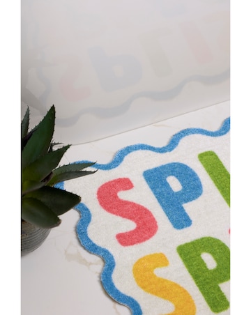 My Mat Splish Splash Printed Nylon Bathmat