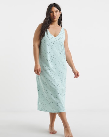 Pretty Secrets Value Spot Sleeveless Midi Nightie