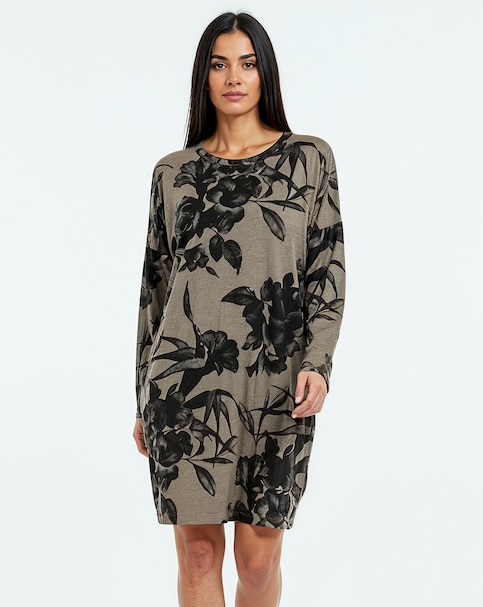Religion Floral Mini Flint Dress